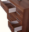 2-Piece Modern Bedroom Furniture Set With 8-Drawer Chest and Bedside Cabinet DL Modern