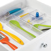 6 Pieces Drawer Organiser Set in Clear Plastic, Perfect to Provide Storage Space DL Traditional