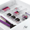 6 Pieces Drawer Organiser Set in Clear Plastic, Perfect to Provide Storage Space DL Traditional