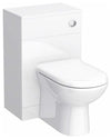 Back To Wall Toilet WC, White Ceramic With Concealed Cistern, Modern Design DL Modern