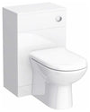 Back to Wall Toilet WC, White Ceramic With Concealed Cistern, Modern Design DL Modern