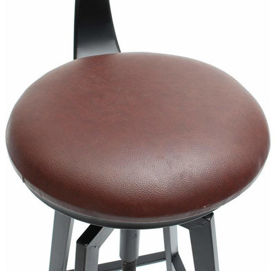 Bar Stool, Steel Metal With Adjustable Height and Backrest Inclination Angle DL Industrial