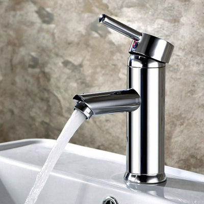 Bathroom Sink With Single Lever, Good Ceramic Cartridge to Open-Stop Water Flow DL Modern