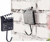 Cinema Wall Mounted Coat Rack, Modern Scandinavian Design, 3-Piece Set DL Scandinavian