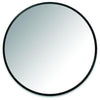 Circular Mirror With Rubber Rim for Extra Durable and High-Traffic Areas DL Traditional