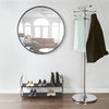 Circular Mirror With Rubber Rim for Extra Durable and High-Traffic Areas DL Traditional