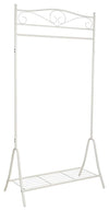 Clothes Stand, Metal with Rail Hanger, Open Shelf at The Bottom, Contemporary, W DL Contemporary