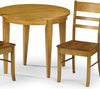 Consigned Contemporary Dining Table, a Honey Pine Lacquered Finished Hardwood DL Contemporary