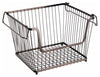 Contemporary Basket Kitchen Organiser in Bronze Finished Metal DL Contemporary