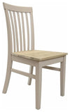 Contemporary Dining Chair, Solid Hard Wood Acacia, Ergonomically Designed DL Contemporary