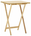 Contemporary Folding Table in Beech Wood with Veneer Finish, Square Design DL Contemporary