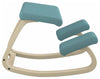 Contemporary Kneeling Chair, Beech Wooden Frame, Turquoise DL Modern