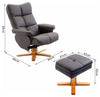 Contemporary Recliner in PU Leather DL Contemporary