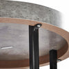 Contemporary Round Coffee Table With MDF Legs and Melamine Board Top DL Contemporary