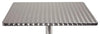 Contemporary Square Bistro Table With Stainless Steel Top and Aluminium Base DL Contemporary