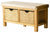 Contemporary Storage Bench, Lightly Lacquered Oak Wood With Baskets and Seat DL Contemporary