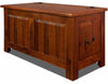 Contemporary Storage Chest in Dark Brown Finished Acacia Wood, Great for Storage DL Contemporary