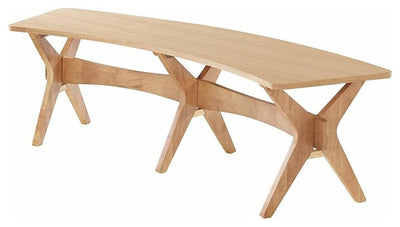Contemporary Stylish Beech, Solid Oak With Veneer, X Shaped Legs Design DL Contemporary