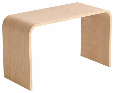 Contemporary Stylish Bench, Solid Beech Wood, Perfect for Any Place, Nature DL Contemporary