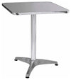 Contemporary Stylish Bistro Table in Aluminium, Simple Square Design DL Contemporary