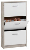 Contemporary Stylish Shoe Storage Cabinet, Finished Wood With 3-Drawer DL Contemporary