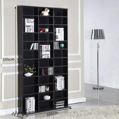 Contemporary Stylish Storage Rack in Particle Board with Adjustable Shelves DL Contemporary