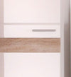 Contemporary Wardrobe, White High Gloss Finished MDF With Storage Cupboard DL Contemporary