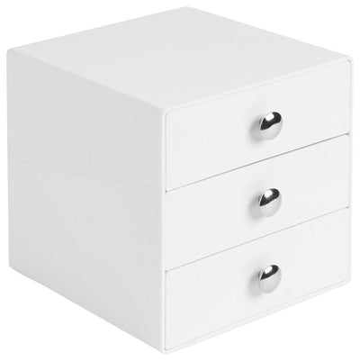 Drawers Storage Box, Plastic, 3-Drawer, A Single Case Perfect for Storage DL Modern