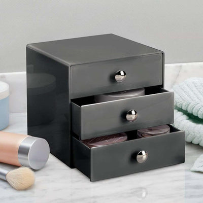 Drawers Storage Box, Plastic, 3-Drawer, A Single Case Perfect for Storage DL Modern