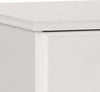 Dressing Table in White Painted MDF, Double Pedestal Design 8 Storage Drawers DL Modern