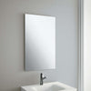 Frameless Bathroom Mirror, Rectangle Shaped With Wall Hanging Fixing Kit DL Traditional