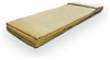 Futon Mattress Upholstered, Fabric With Linen Cover, Beige, Double DL Contemporary