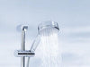 Head Shower, Chrome Finished Solid Brass With 4 Spray Functions, Modern Style DL Modern