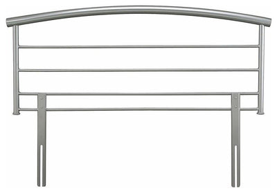 Headboard, Silver Solid Metal, Modern Design, 120 cm DL Modern