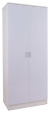 High Gloss White 3 Piece Bedroom Furniture Set Wardrobe, Chest, Bedside Cabinet DL Modern