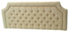Kingsize Headboard, Champagne Finished Chenille Fabric, Contemporary Style DL Contemporary