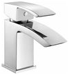 Modern Basin Sink Mixer Tap, Chrome Plated Solid Brass With Ceramic Disc DL Modern