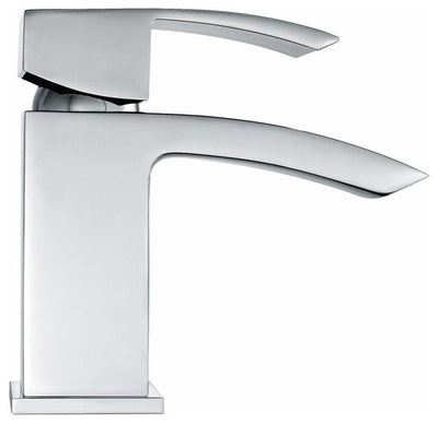 Modern Basin Sink Mixer Tap, Chrome Plated Solid Brass With Ceramic Disc DL Modern