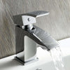 Modern Basin Sink Mixer Tap, Chrome Plated Solid Brass With Ceramic Disc DL Modern