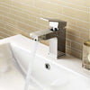 Modern Basin Sink Mixer Tap, Solid Brass With Ceramic Disc Technology, Chrome DL Modern