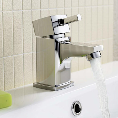 Modern Basin Sink Mixer Tap with Bath Filler Shower with 1/4 Turn Ceramic Disc DL Modern