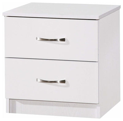 Modern Bedroom Furniture Set, Wardrobe, Chest of Drawer/Beside Cabinet, White DL Modern