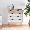 Modern Chest of Drawers in Engineered Wood with 5 Drawers DL Modern