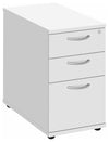 Modern Chest of Drawers, Solid Wood With Large Drawer and 4-Castor Wheel, White DL Modern
