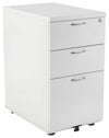 Modern Chest of Drawers, White Finished MDF With Top Lockable Drawer DL Modern