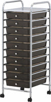 Modern Chest of Drawers With Steel Frame With Black Finished-Drawer and Wheels DL Modern