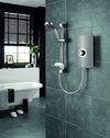 Modern Electric Shower, Gun Metal Effect, Shower Head With 5 Spray Patterns DL Modern