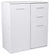Modern Floorstanding Cabinet, White Painted MDF With 2-Drawer and 2-Door DL Modern