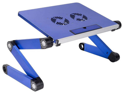Modern Laptop Stand, Steel Metal, Adjustable Auto Locking, 360-Degree Rotation DL Modern