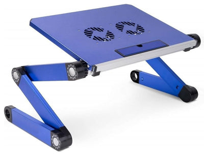 Modern Laptop Stand, Steel Metal, Adjustable Auto Locking, 360-Degree Rotation DL Modern